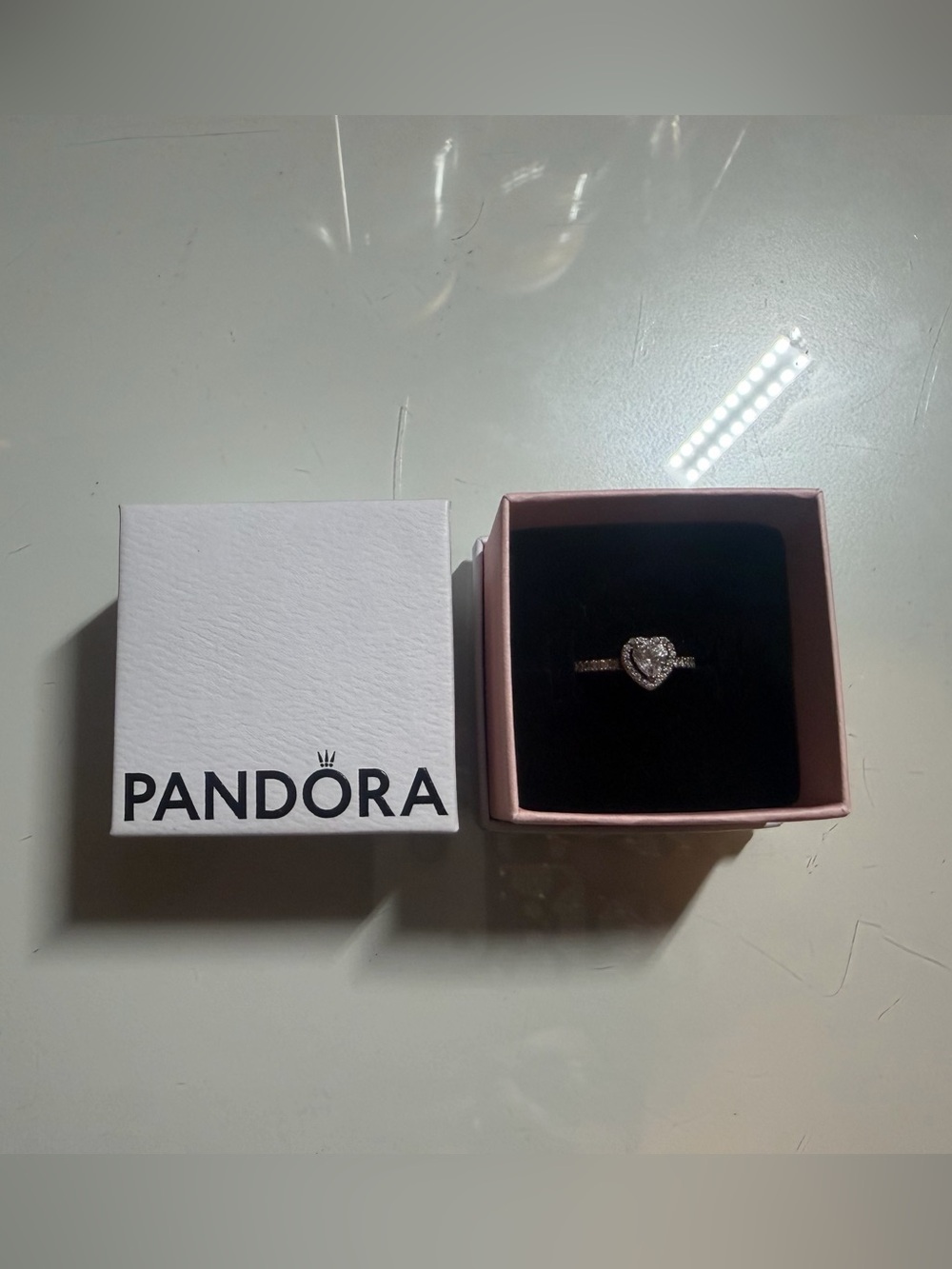 Pandora Elevated Heart Ring